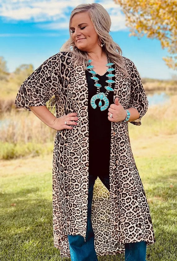 LEOPARD CARDIGAN