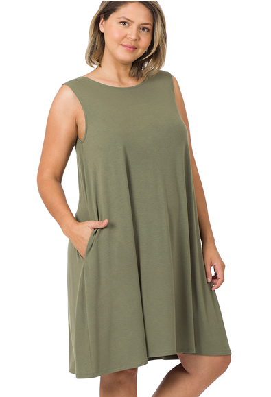 RIVER OLIVE DRESS