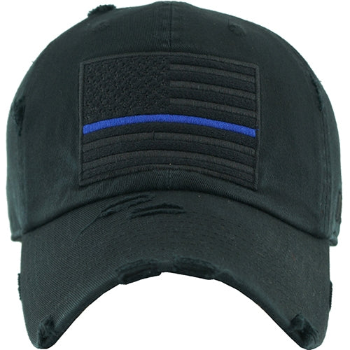 American Flag Hat- BACK THE BLUE