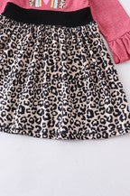 RAINBOW LEOPARD LITTLE GIRL DRESS