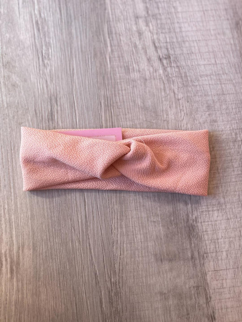 ADULT HEADBAND- BLUSH PINK