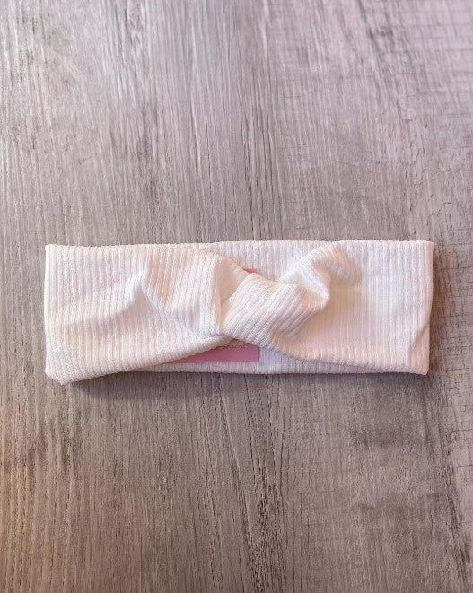 KIDS HEADBAND- WHITE