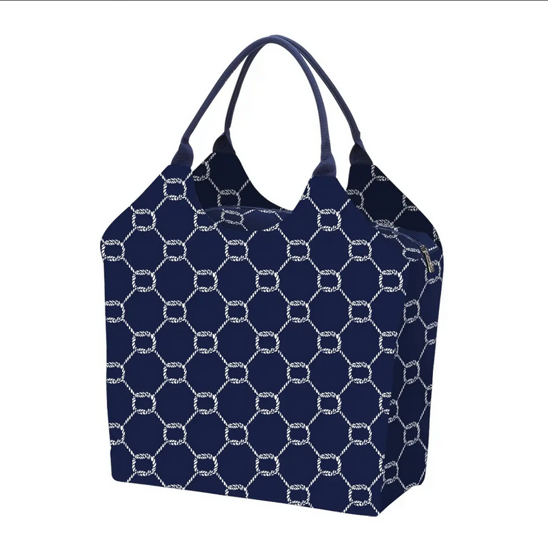 NAVY BLUE KNOT- BAG