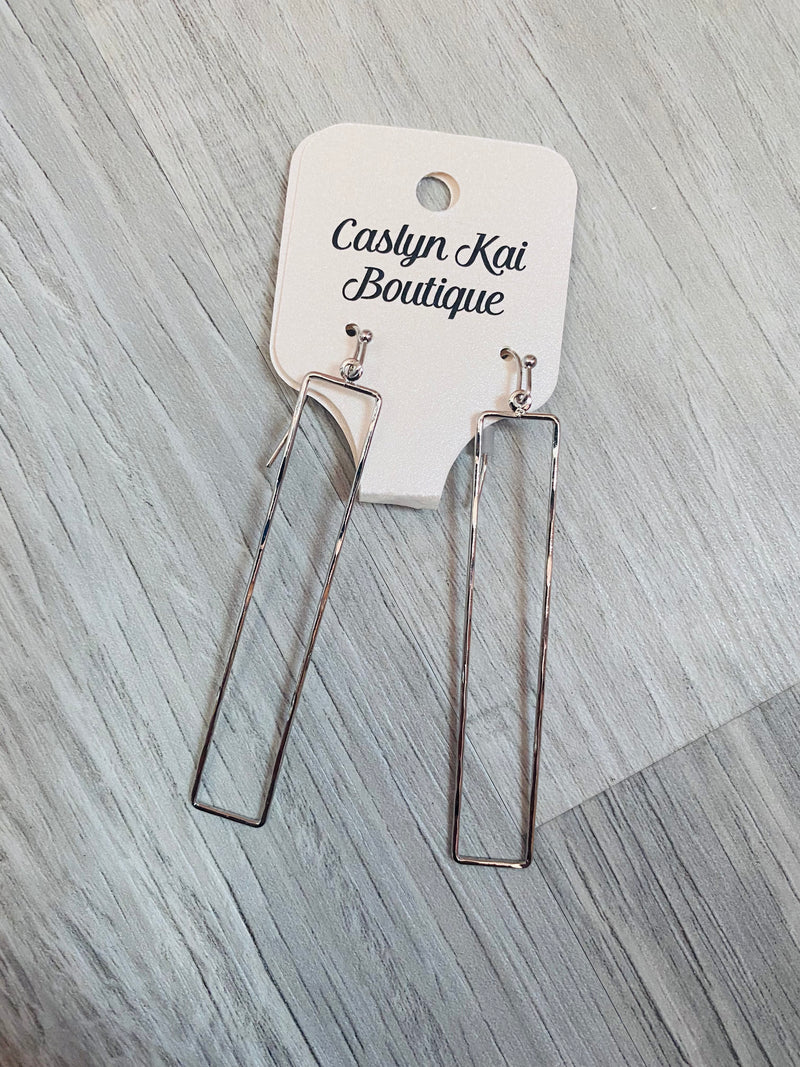 HAZEL RECTANGLE EARRINGS