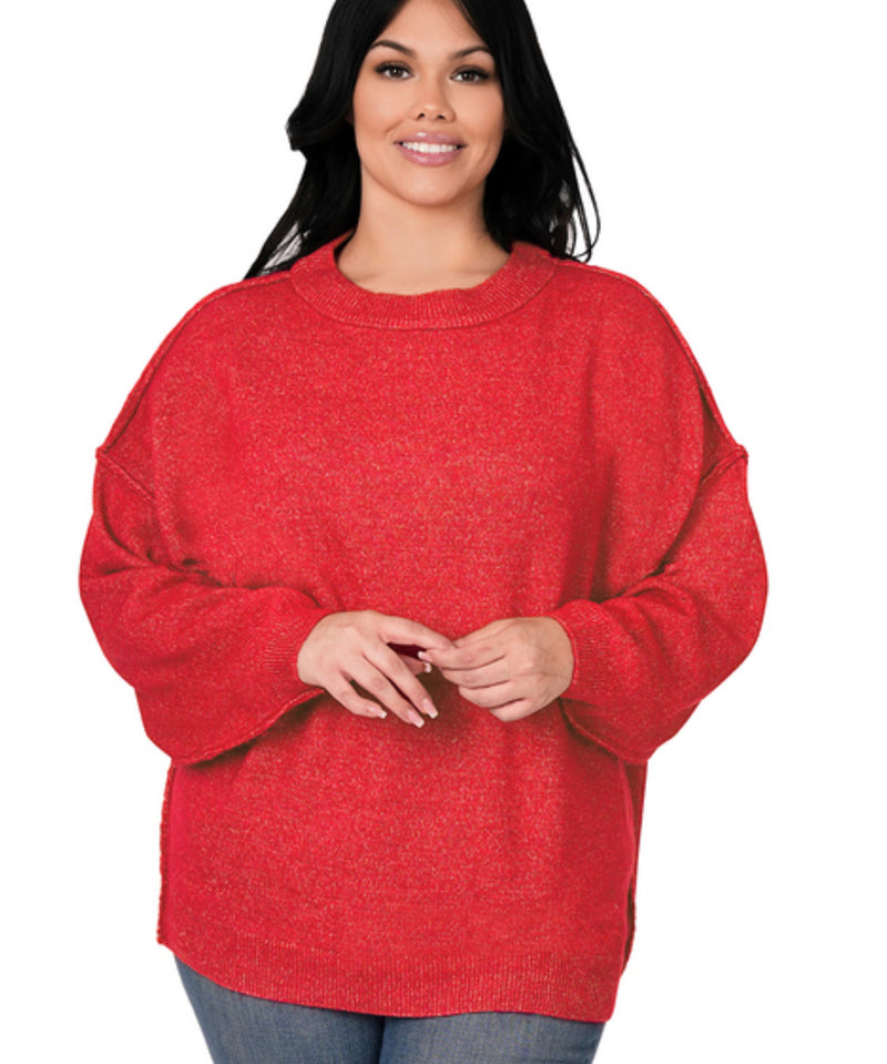 RENEE RED SWEATER